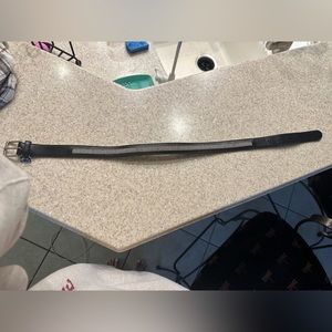 34inch black and diamond riding belt